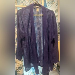 Plus size fashion cardigan